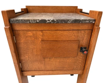 Art Deco Modernist Nightstand or Bedside Cabinet, 1920s